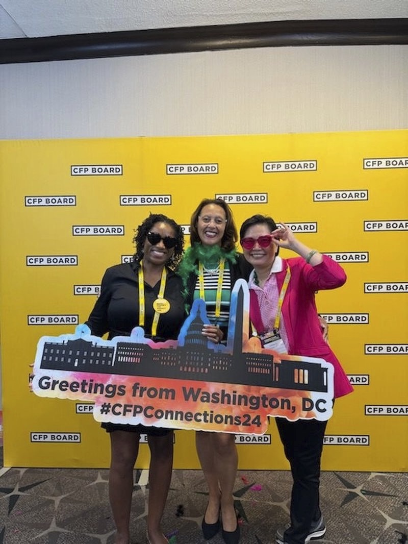 DawnMarie Montgomery with fellow leaders at a CFP Board event in Washington, DC