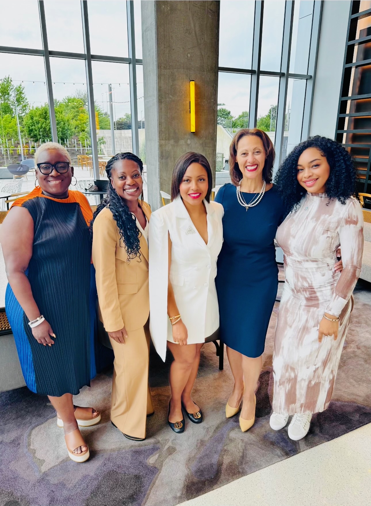 DawnMarie Montgomery with fellow leaders and friends